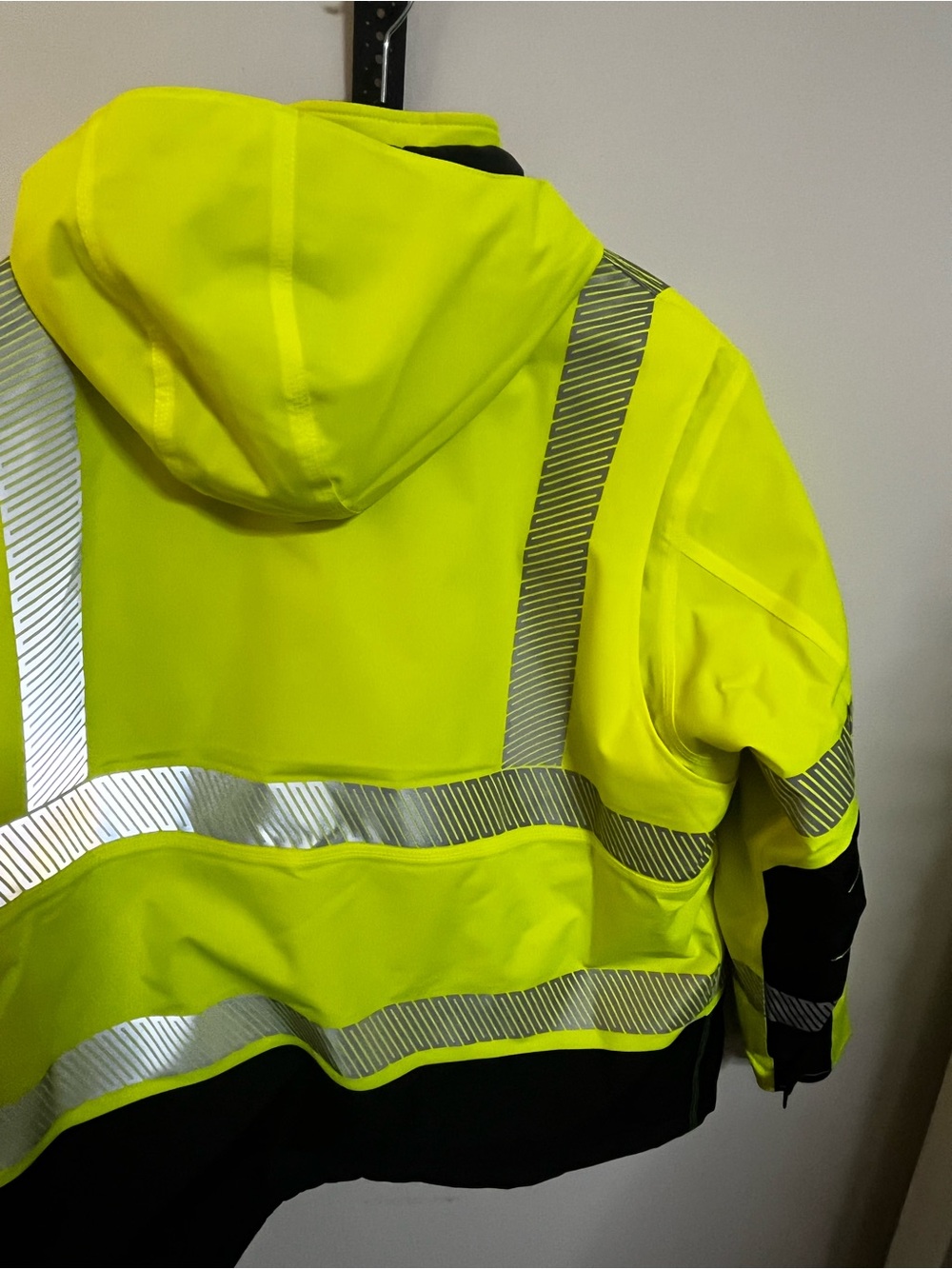Carhartt Waterproof Loose Fit Hi Viz Winter Hooded Jacket Sz XL - Picture 8 of 13